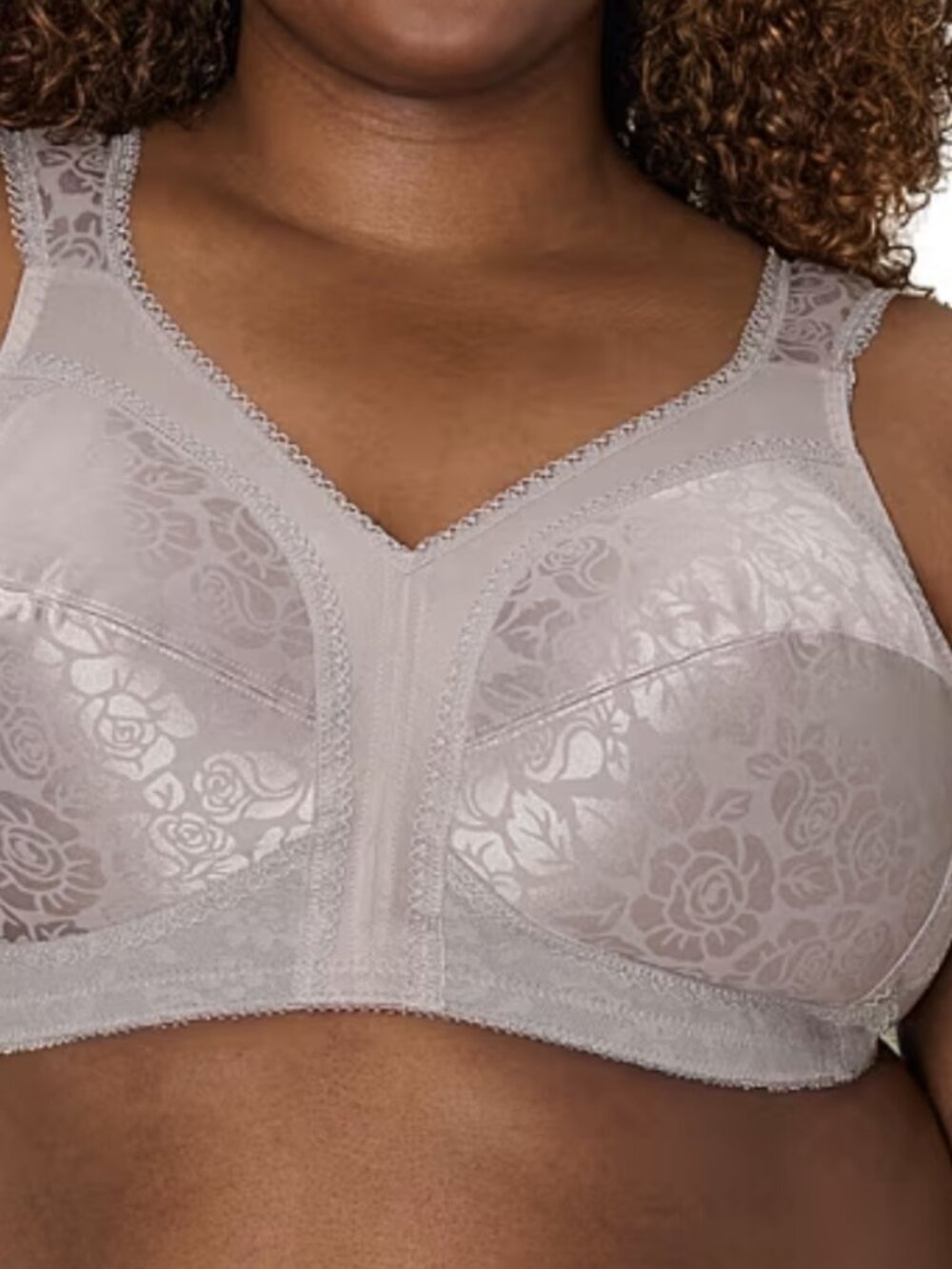 Playtex 18 Hour Ultimate Shoulder Comfort Wireless Bra Warm Steel 42C Womens NWT